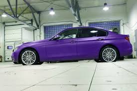 Purple Car Wrap